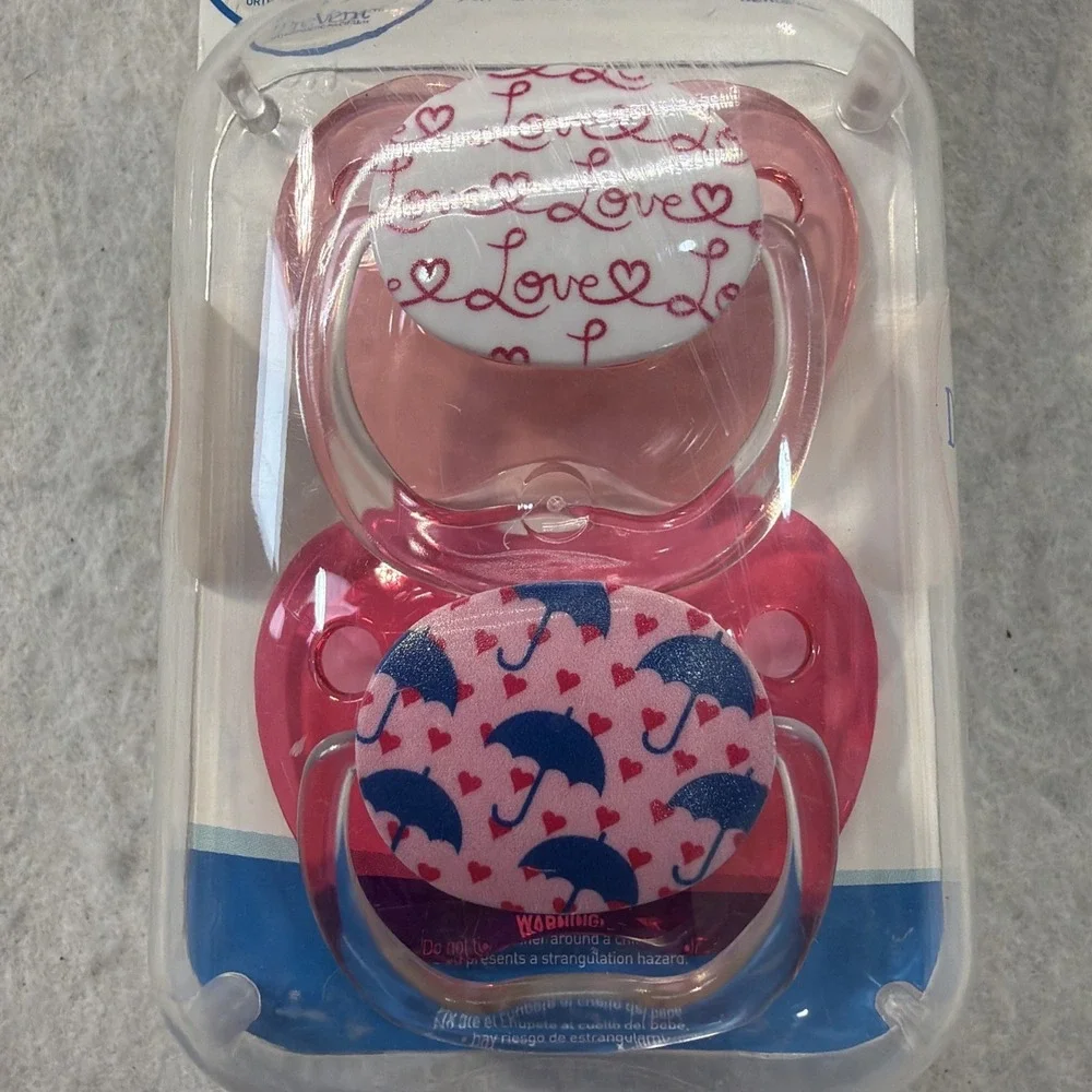 Dr Brown's PreVent Pacifiers 2-Pack 0-6 Months NEW